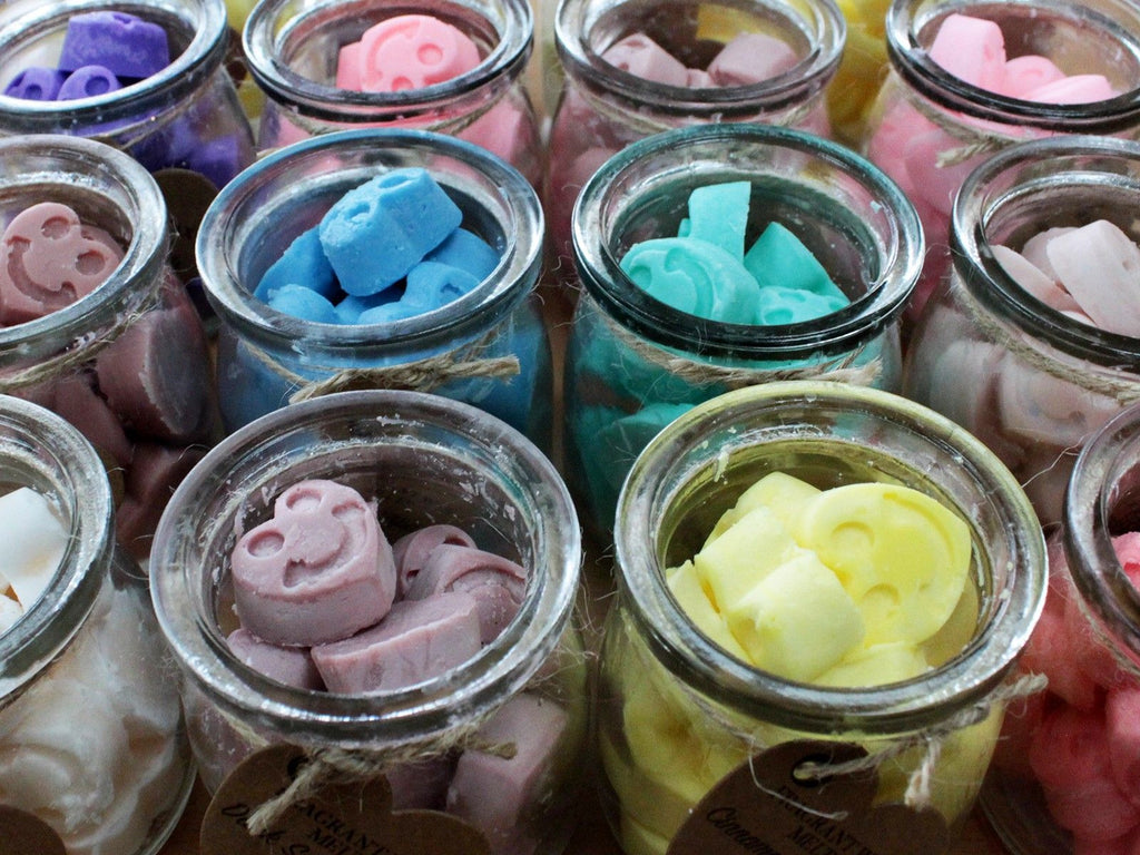 Sojawachs Melts Glas - Klassische Rose