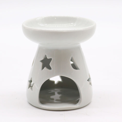 1x Sm Classic White Ölbrenner – Mond & Stern