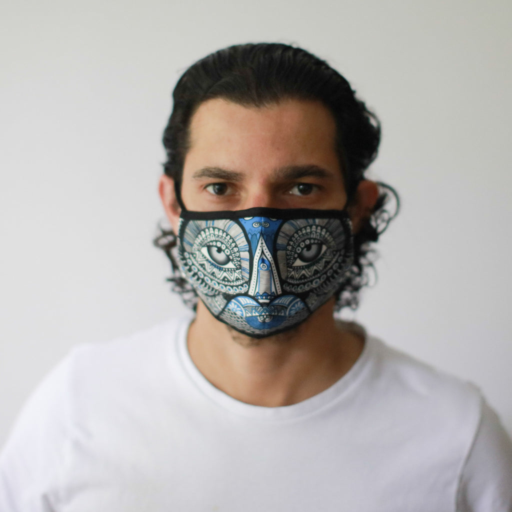 Reusable Fashion Face Covering - Mystical Owl (Adult)