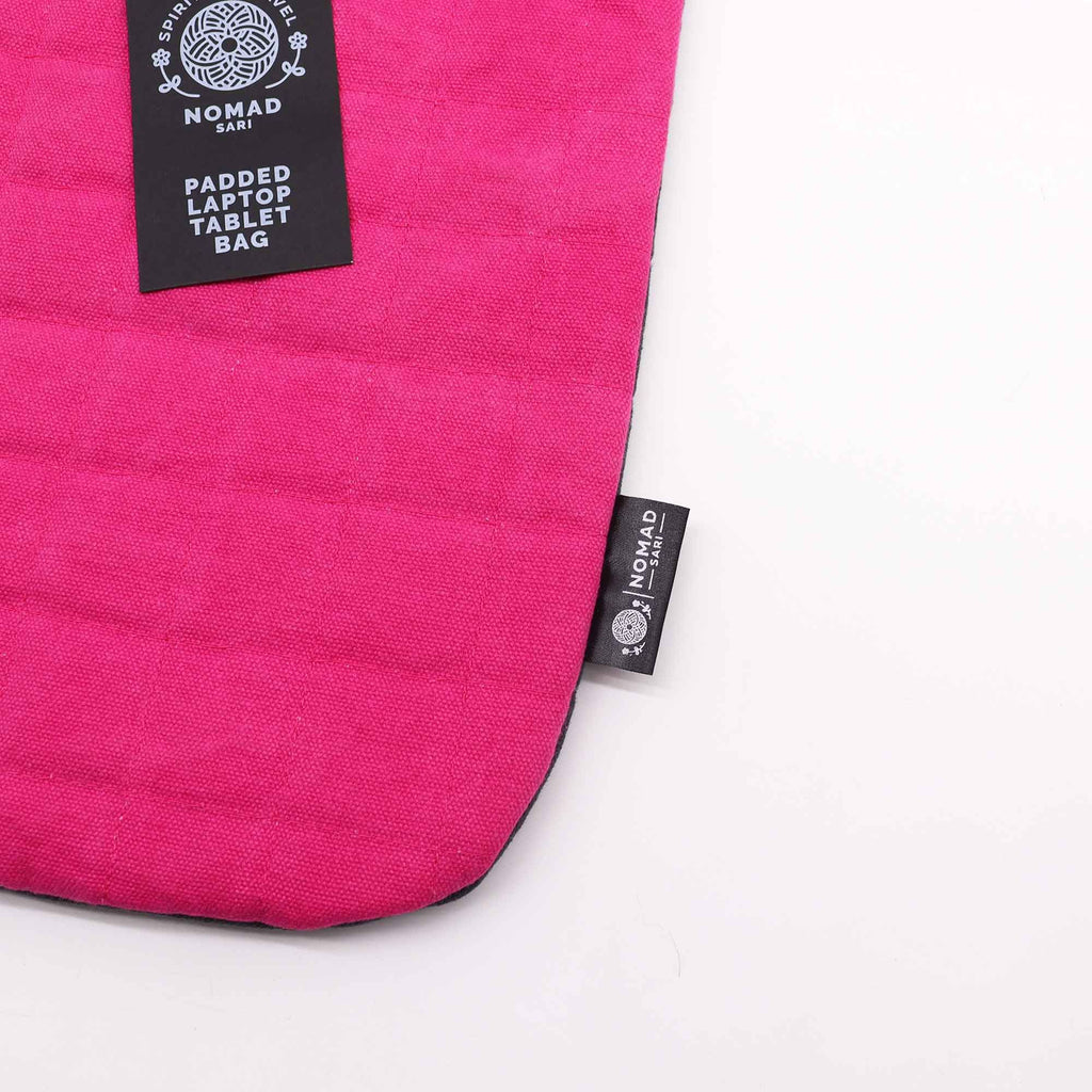Laptop Padded Pouch – Schockrosa – 14oz Stonewash